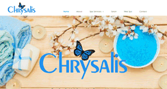 Desktop Screenshot of chrysalisdayspa.com